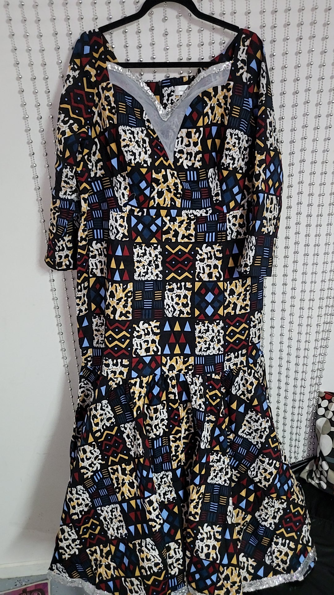 100% wax cotton dress