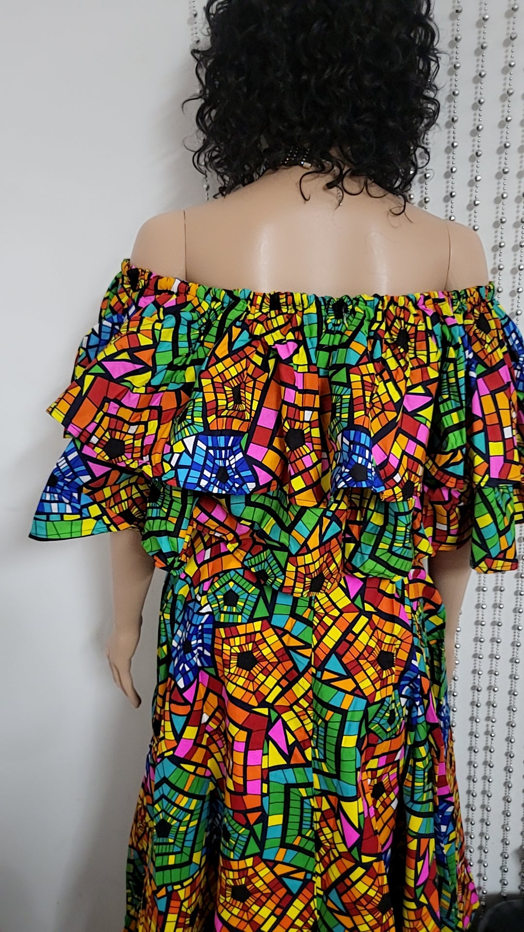 Multicolor skirt and top