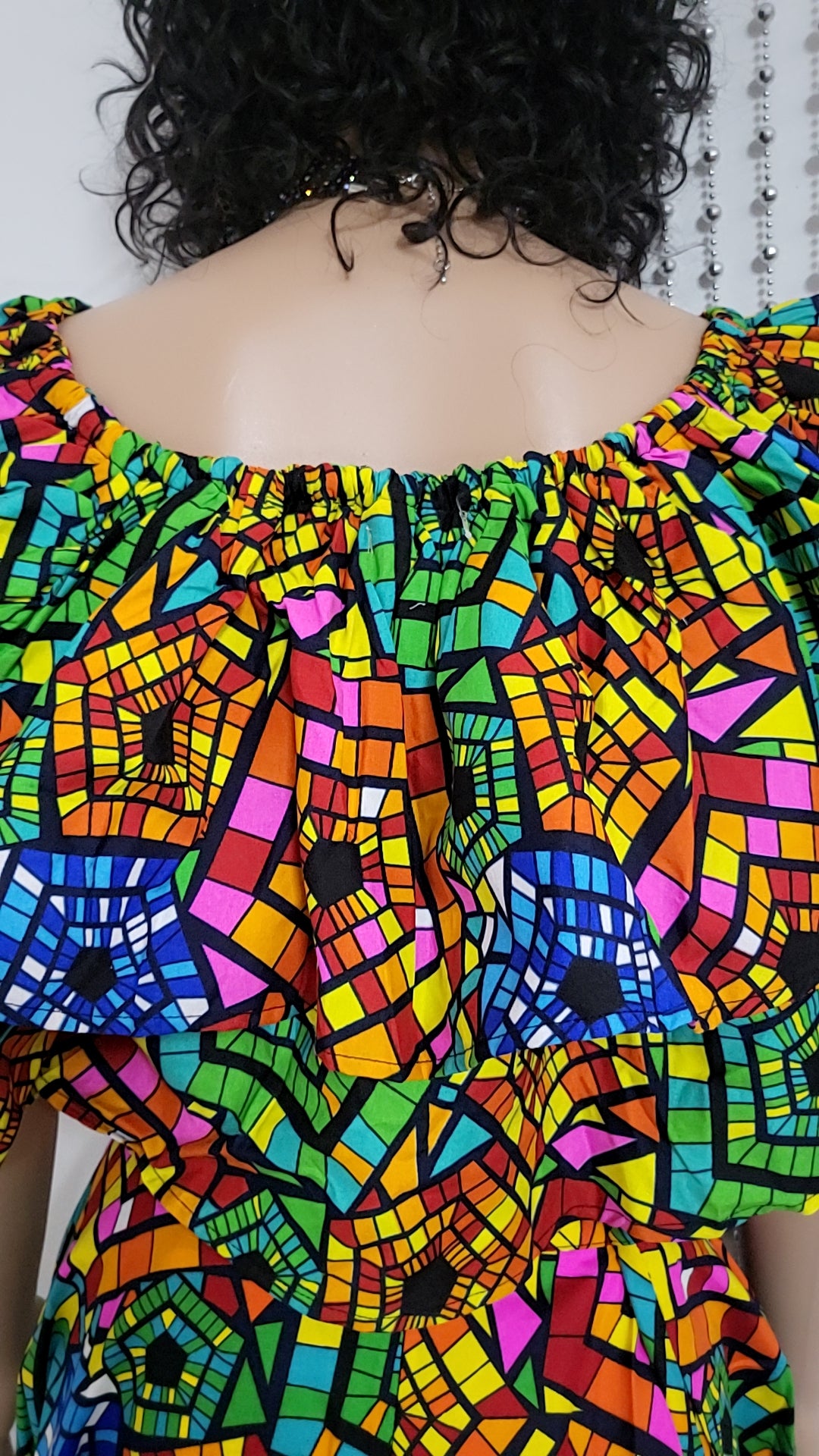 Multicolor skirt and top