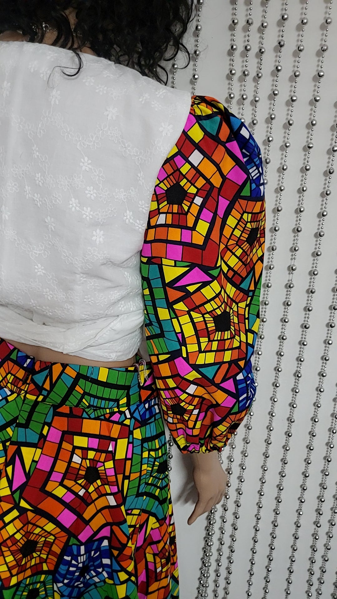 Multicolor skirt and top
