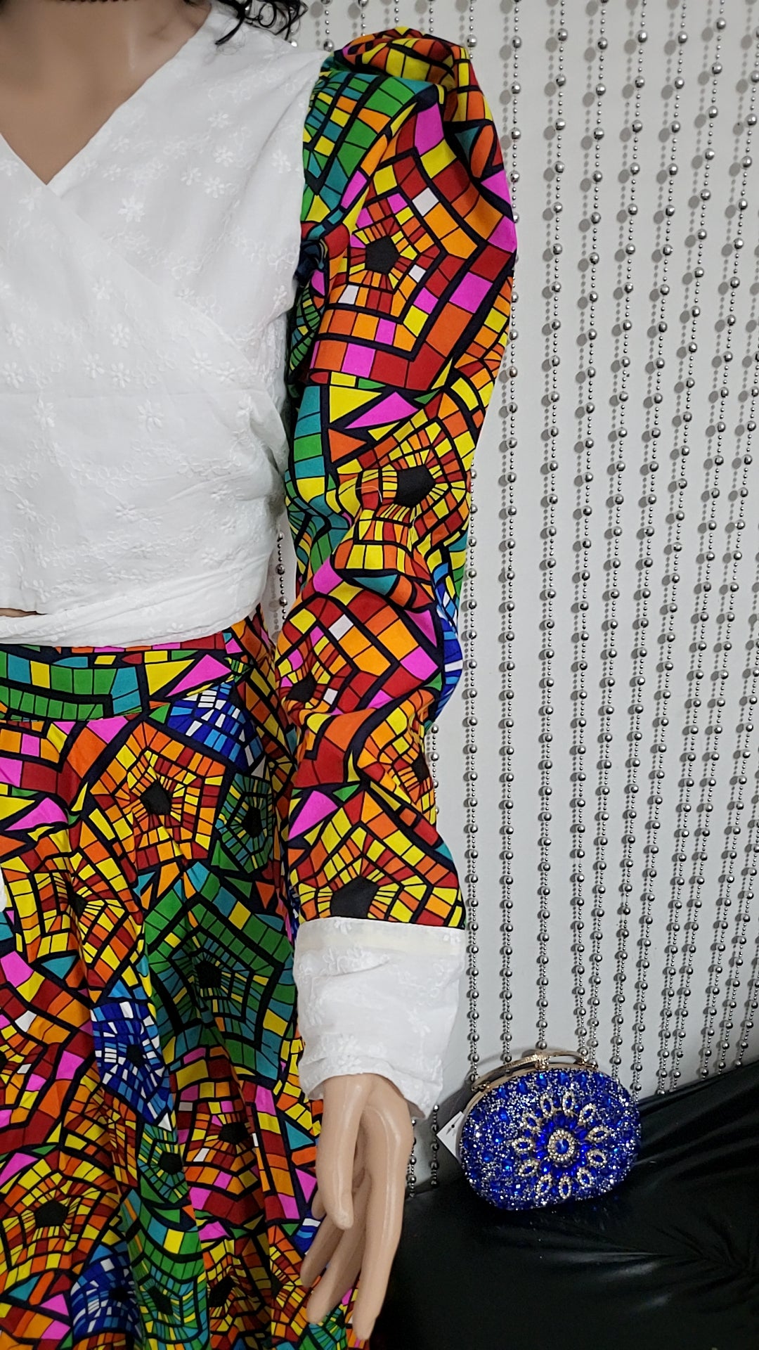 MULTICOLOR skirt and Top