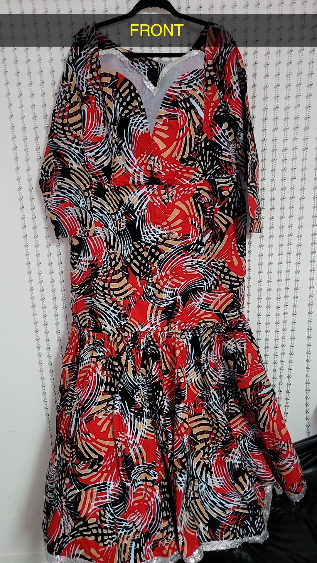 100% Wax cotton dress