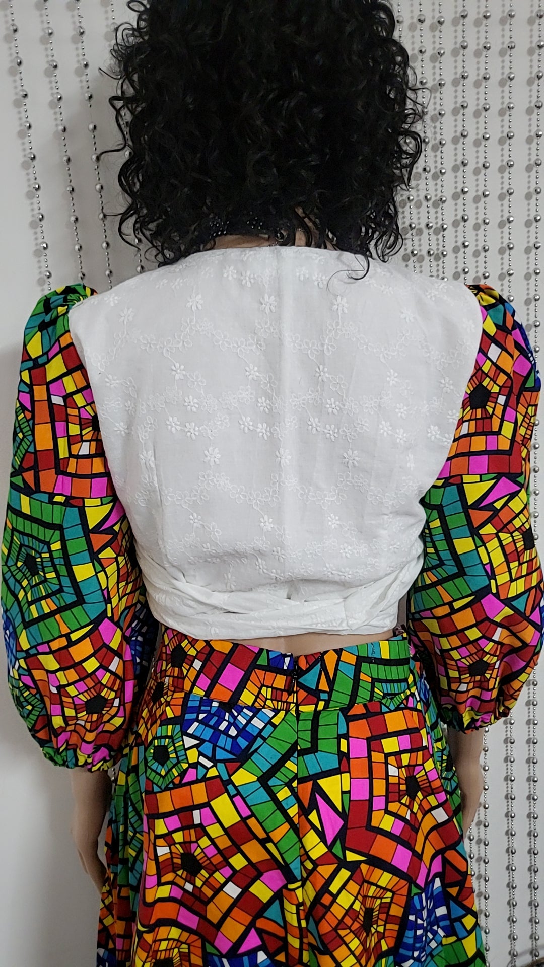 Multicolor skirt and top