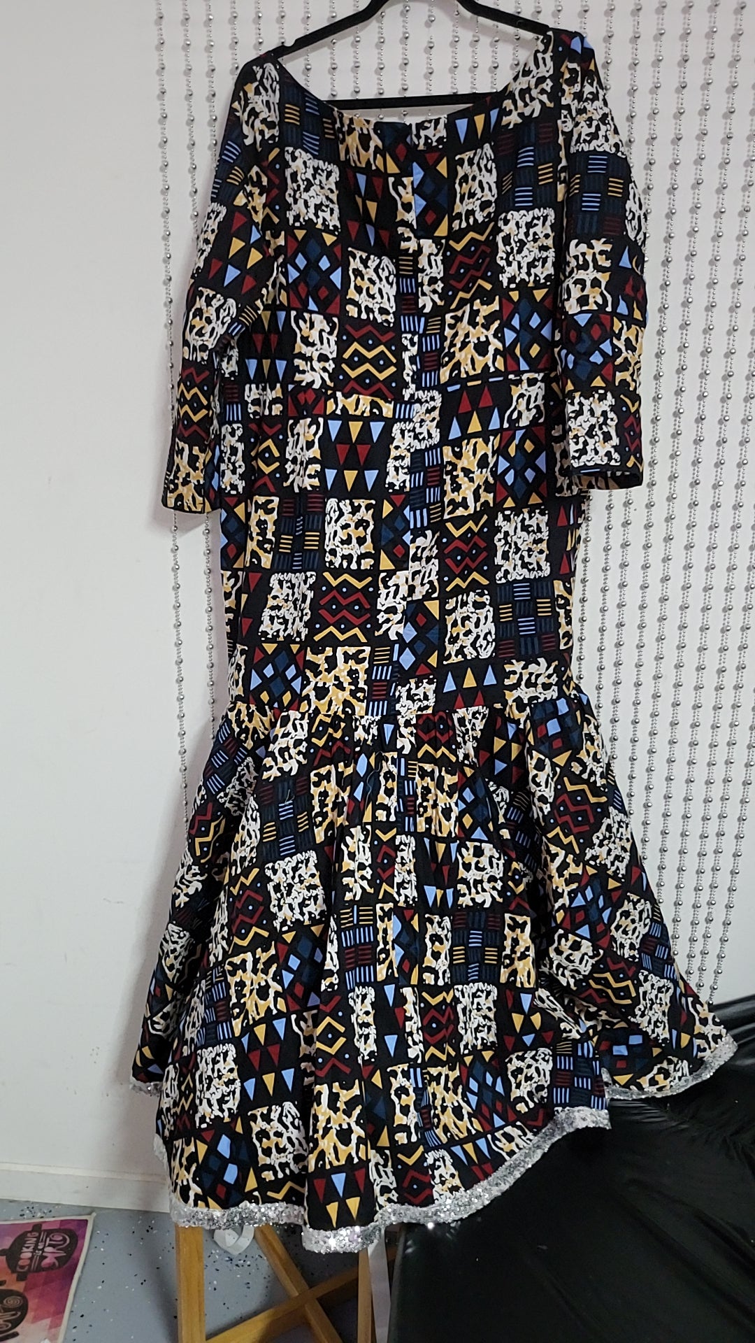 100% wax cotton dress